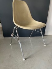 6 Eames Shell Chairs by Herman Miller, Vintage, mid-century, Fiberglas, gelb