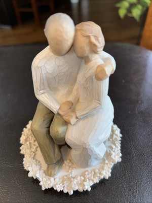 Willow Tree Anniversary Cake Topper Love Ever Endures 4'' High, NWOB