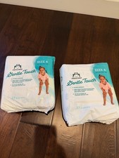 Amazon Brand - Mama Bear Gentle Touch Diapers, Size 6 27 Count , White 2-Pack