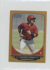2013 Bowman Chrome Minis Gold Refractor 18/50 Michael Perez #51 0v0