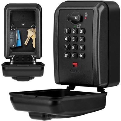 Key Lock Box with Code, 12 Digit Combination LockBox for Keys with Resttable ...