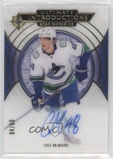 2023-24 Ultimate Collection Introductions Gold 4/50 Cole McWard #UI-22 Auto 1nj9
