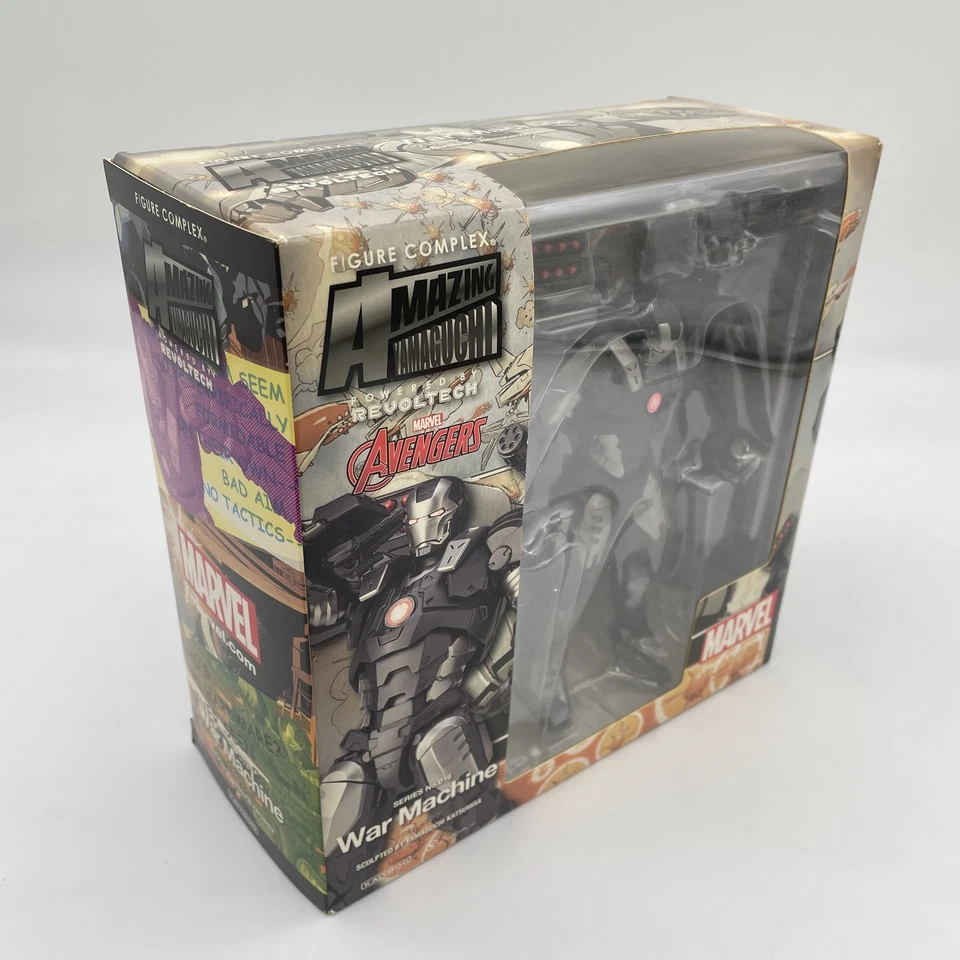 Figure Amazing Yamaguchi No.016 War Machine Iron Man Japan Revoltech Kaiyodo - Image 4 of 4
