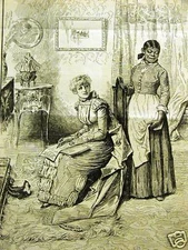 VALENTINE'S DAY 1884 Art Print Matted