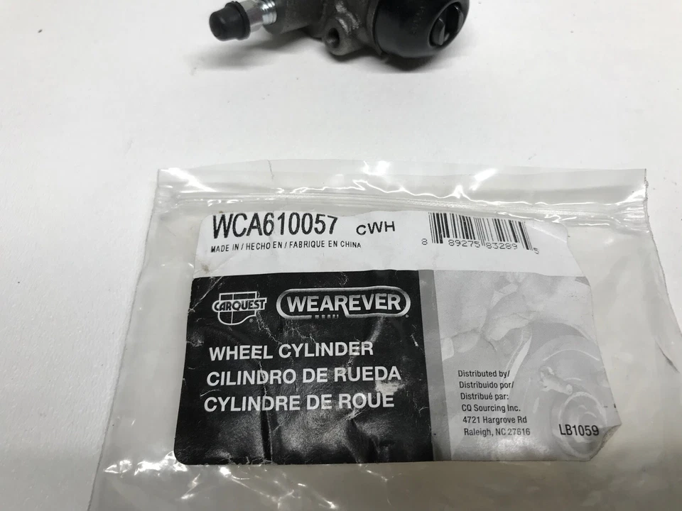 Cilindro de rueda de freno de tambor trasero CARQUEST WCA610057 se adapta a 00-06 Mazda MPV Foto 3 de 3