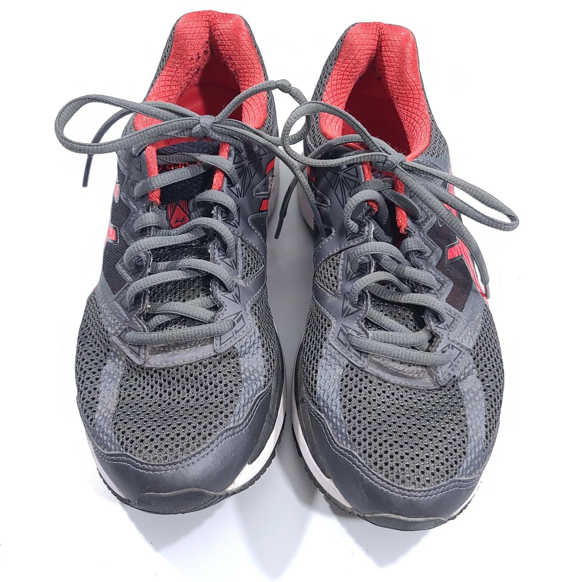 ASICS GT 2000 4 Running Shoes Training Men s Size 7.5 Black Gray Red EUC T606Q