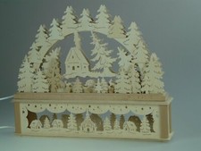 Original Erzgebirgischer Marken Schwibbogen Lichterbogen 50 x 43 cm K50-B_104