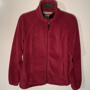 Columbia-Sportswear-full-zip-up-fleece-jacket-100-polyester-women-039-s-size-M