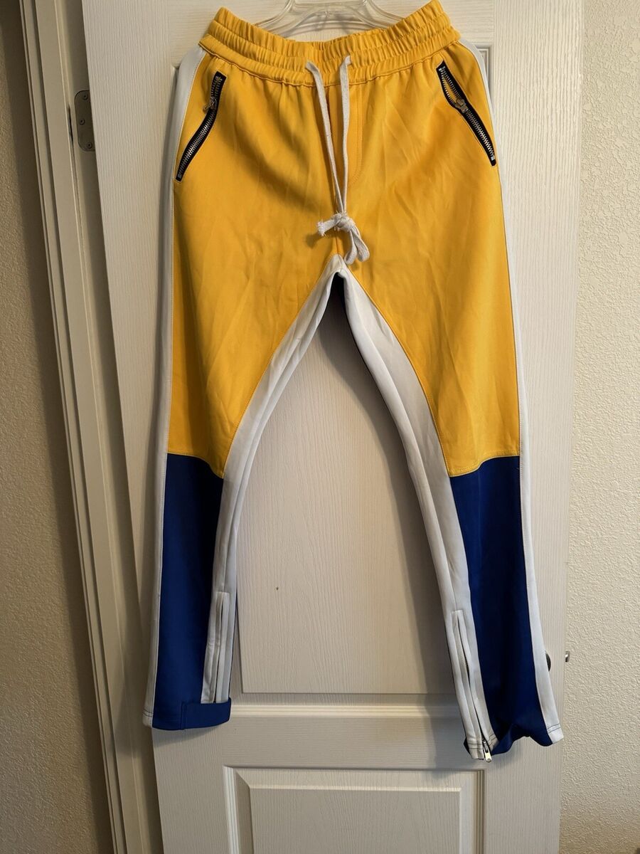 Fear of God Fifth Collection 2018 Stripe Track Pants Yellow Fear of God Fifth Collection 2018 Stripe Track Pants Yellow