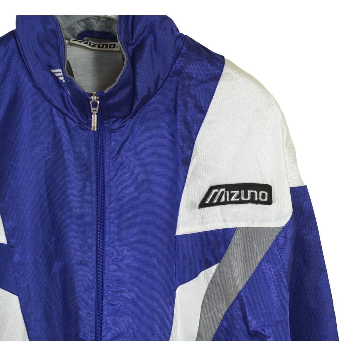 Vtg 80s Mizuno Track Jacket Colorblock Blue Tracksuit Top Vtg 80s Mizuno Track Jacket Colorblock Blue Tracksuit Top