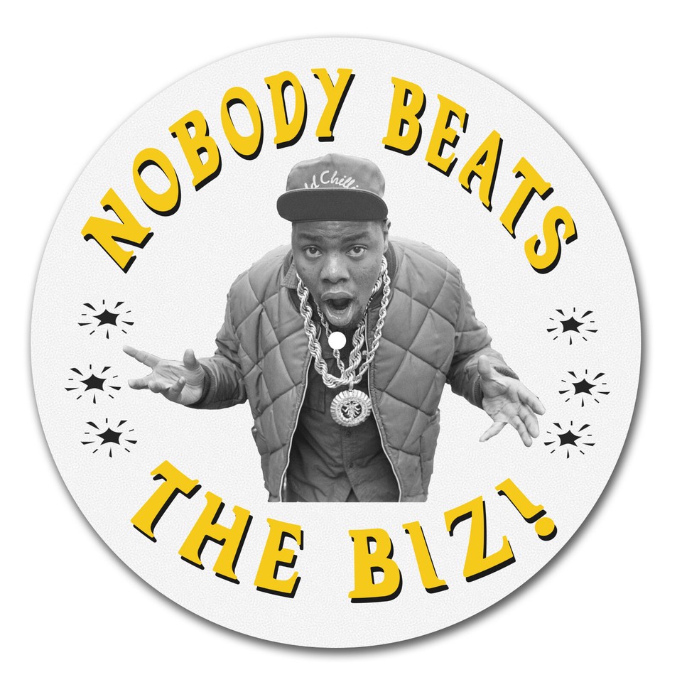 Biz Markie Turntable Slipmat Nobody Beats The Biz Vapors 80s 90's