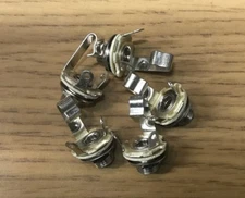  MOJOTONE 1/4 Mono Input jacks (5), (Switchcraft #11 Clone), with nut & washer. 