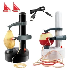 Electric Potato Peeler Automatic Rotating Fruit Vegetable Skin Peeling Machine