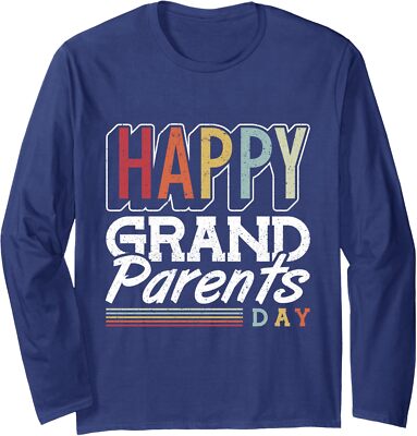 Happy Grandparents Day Grandparents Day Moments Long Sleeve Tshirt