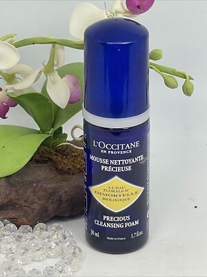 L'Occitane A L'Eau Florale D' Immortelle Precious Cleansing Foam - 1.7 oz - new