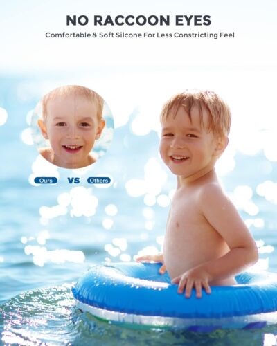 Kids Polarized Swim Goggles, 2-Pack with Anti-Fog & UV Protection for Ages 6-14 - Picture 5 of 9