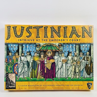 JUSTINIAN Intrigue at the Emperor's Court Strategy Board Game Phalanx NEW Sealed