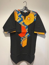 African clothing for men-Dashiki S-7X black