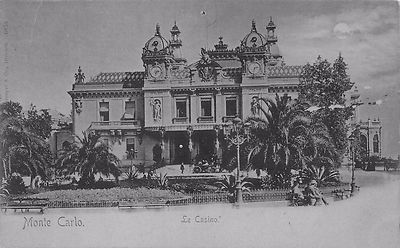 AK Mondscheinkarte Monte Carlo Monaco, Le Casino vor 1945