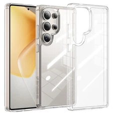 For Samsung Galaxy S25/S25+/S25 Ultra Clear Case Cover/ Camera/ Screen Protector
