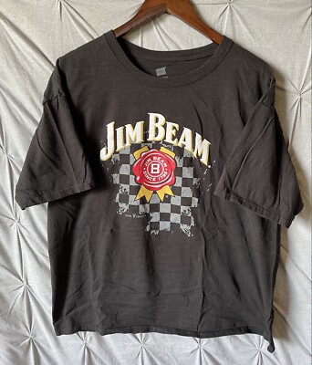 Jim Beam Drink Smart Hanes Black T-Shirt Men s XL