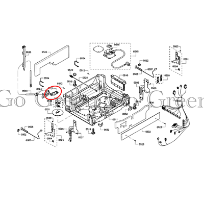 Bosch Dishwasher SHE53T52UC/01 Inlet Valve P/N 10023852 00628334 9001343981
