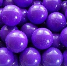 Pack of 400 Primary-Purple Colored Jumbo 3" Size Commercial Grade Balls