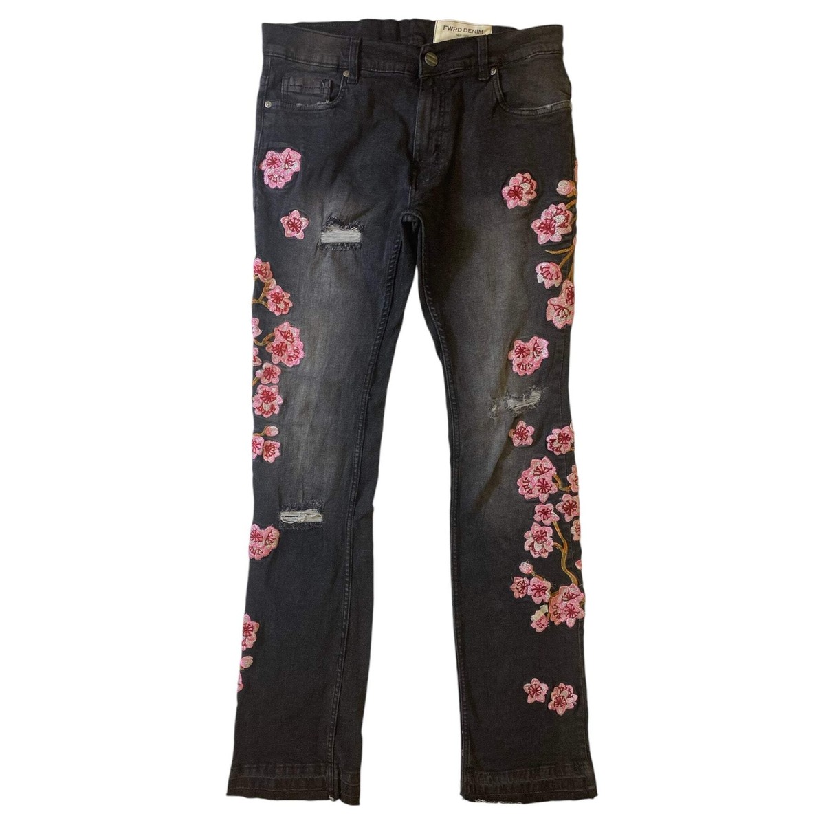 パンツ fig london _milk denim fig London ジーンズ デニム デニムパンツ _milk denim