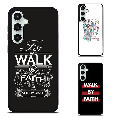 Christian Walk By Faith For Samsung S21 S22 S23 S24 FE Ultra Anti scratch Cover