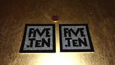X2 FIVE TEN SILVER SPARKLE Sticker Decal Old Stock ORIGINAL