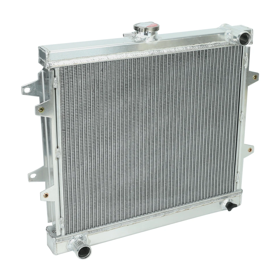 3Row Aluminum Radiator Fit 84-95 Toyota Pickup Base 92-95 4Runner SR5 L4 2.4L MT - Image 2 of 4