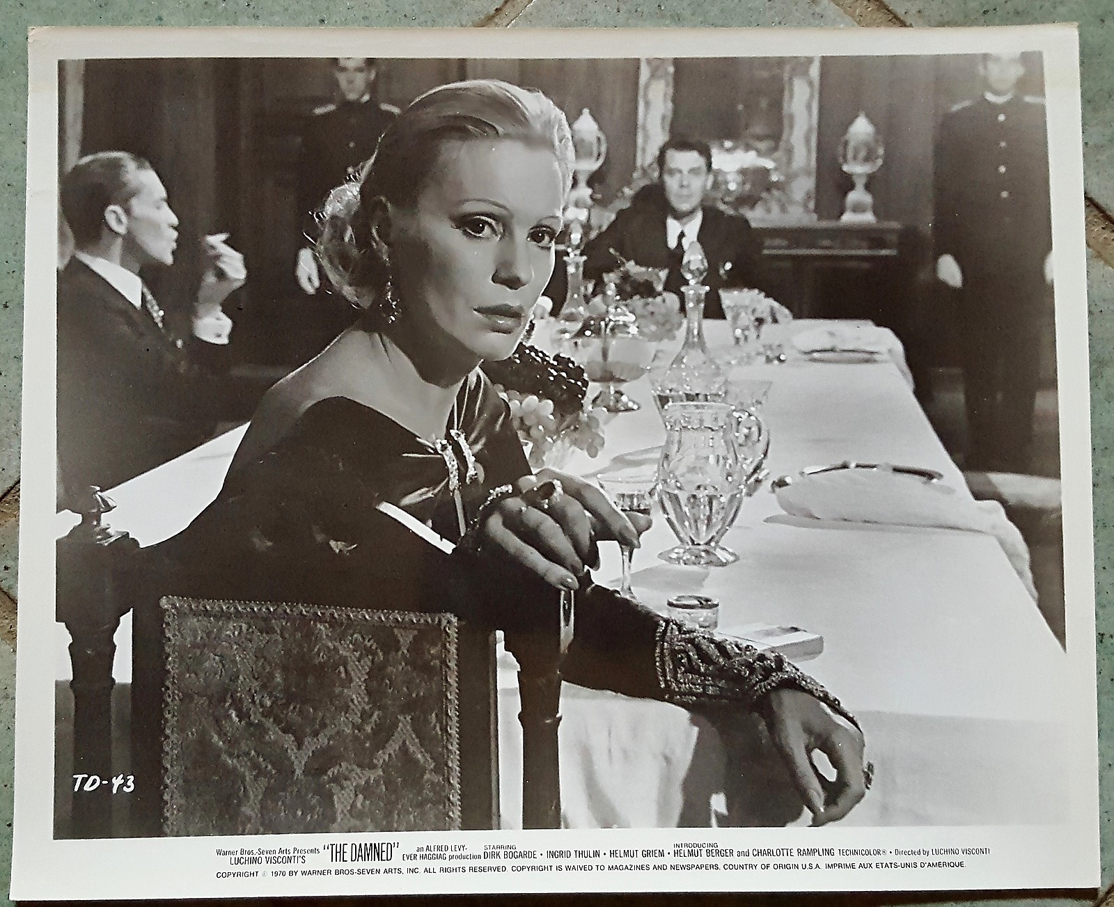 Locandina originale film La caduta degli dei (1969) - Regia di Luchino Visconti