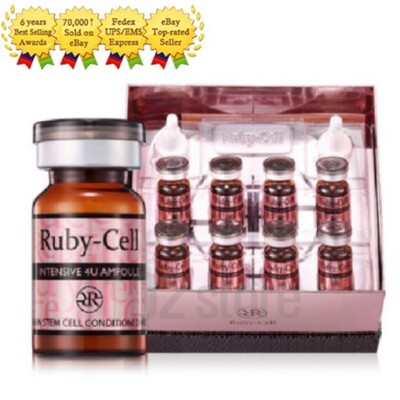 Ruby-Cell INTENSIVE 4U 6 ml x 18 Ampoule Whitening and Wrinkle Improvement Set