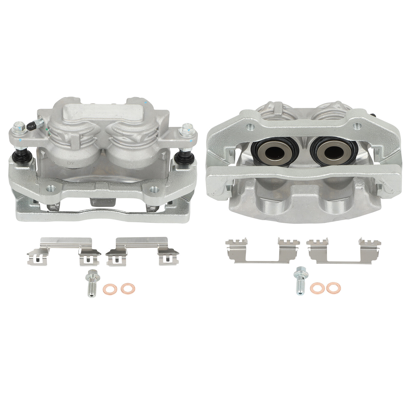 Front Left & Right Brake Calipers for 2003-2008 Cadillac CTS with Bracket