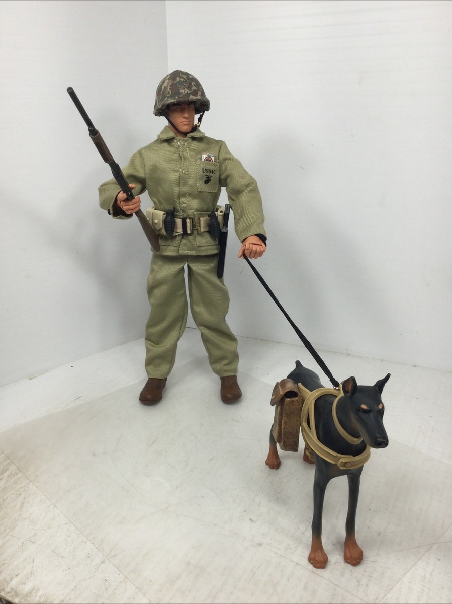 1/6 HASBRO GI JOE WW2 USMC MARINE PACIFIC WAR DOG TEAM