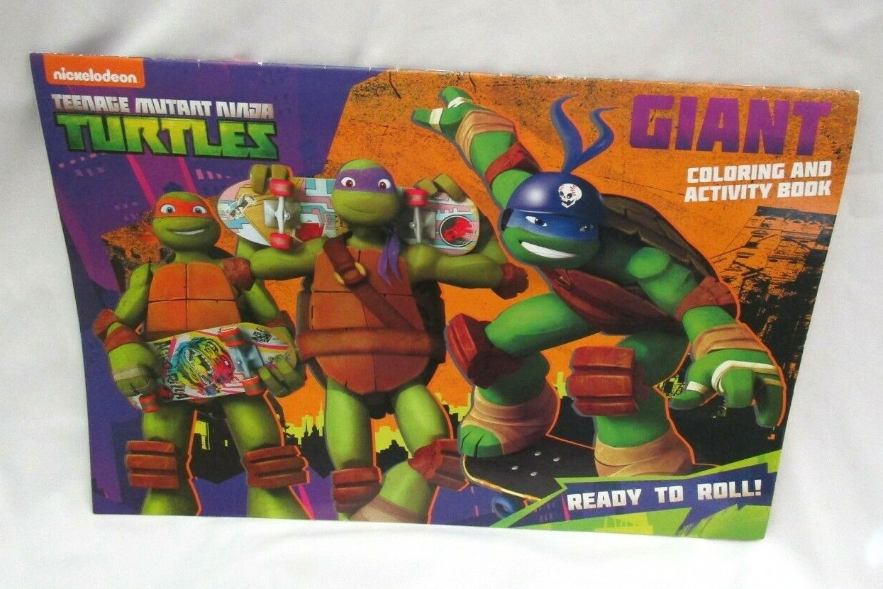 Teenager Mutant Ninja Turtles 16" Longx10.75" Wide Giant Coloring ...