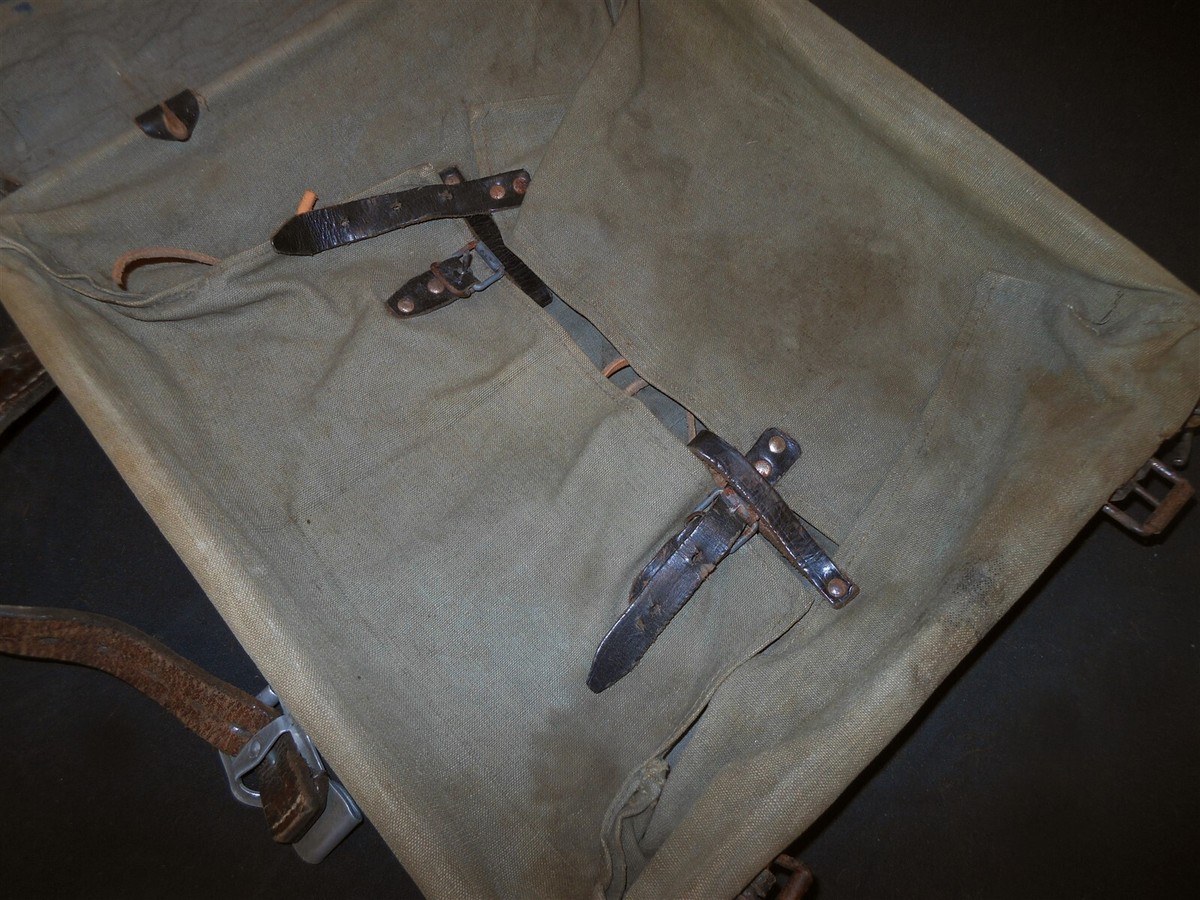 WW2 ドイツ軍 M34 背嚢 Wehrmacht Tornister WW2 German Wehrmacht M34 Tornister - PONY FUR BACK PACK w