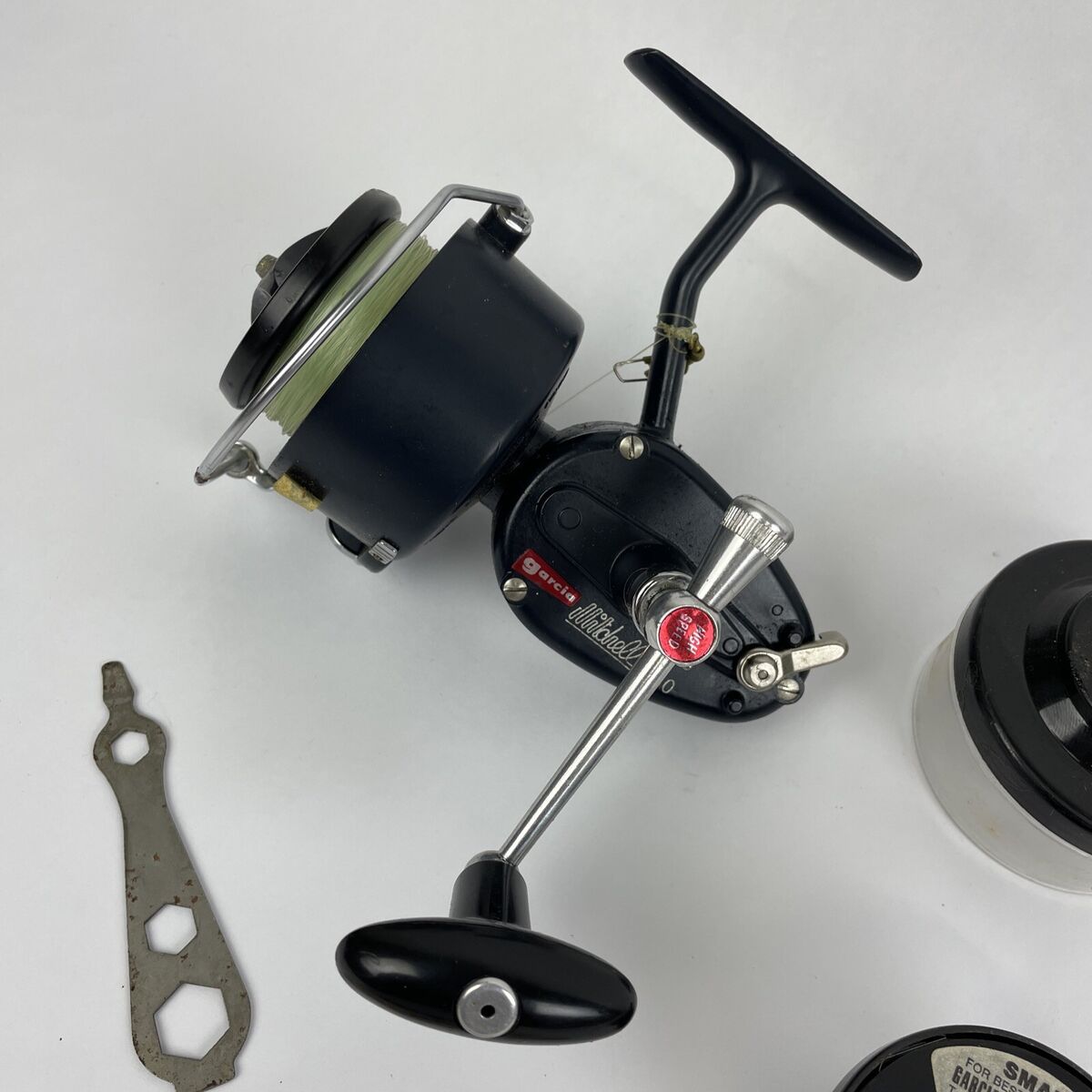 Vintage Garcia Mitchell 440 High Speed Fishing Reel with Manual, Tool,  Spool VGC