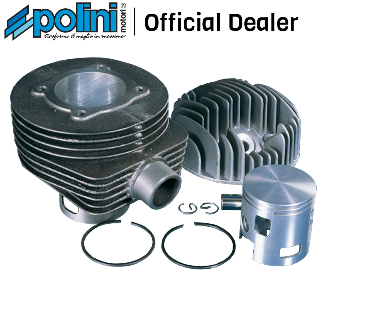 Cylinder Kits Kit Polini 177 Vespa Px 125 Item: MP50303 POLINI
