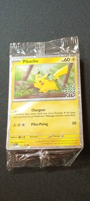 (2) Pikachu 025/165 Holo Flocon Stamp - Pokemon Karte Blister 151 / MEW DE