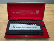 HOHNER Chromatic Harmonica CBH Professional 2012 CBH w/ Case RARE 