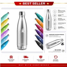 KollyKolla Gourde Inox Isotherme 500ml Bouteille Acier Double Paroi Sans BPA
