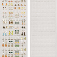 Haengender Ohrring Organizer Schmuckaufbewahrung Wand Beige Schmuckhalter Kette