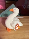 Gracie the Goose Ty Beanie Baby Vintage Toy - RARE With Tags - Retired (1996)