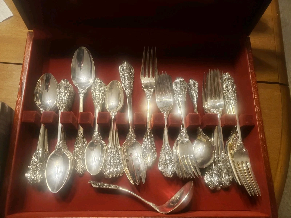 Godinger Baroque In Antique Us Silver-Plated Flatware for sale | eBay