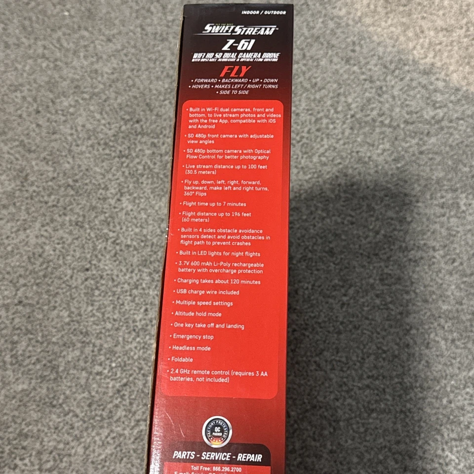 Drone con cámara, Swift Stream RC doble Wi-Fi Z-61 (sellado) ¡¡Disfrute con descuento!!!  Foto 4 de 4