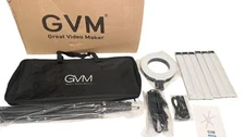 GVM-600S LED Ring Light Dimmable Led Video Light Kit with Detachable Light Bars