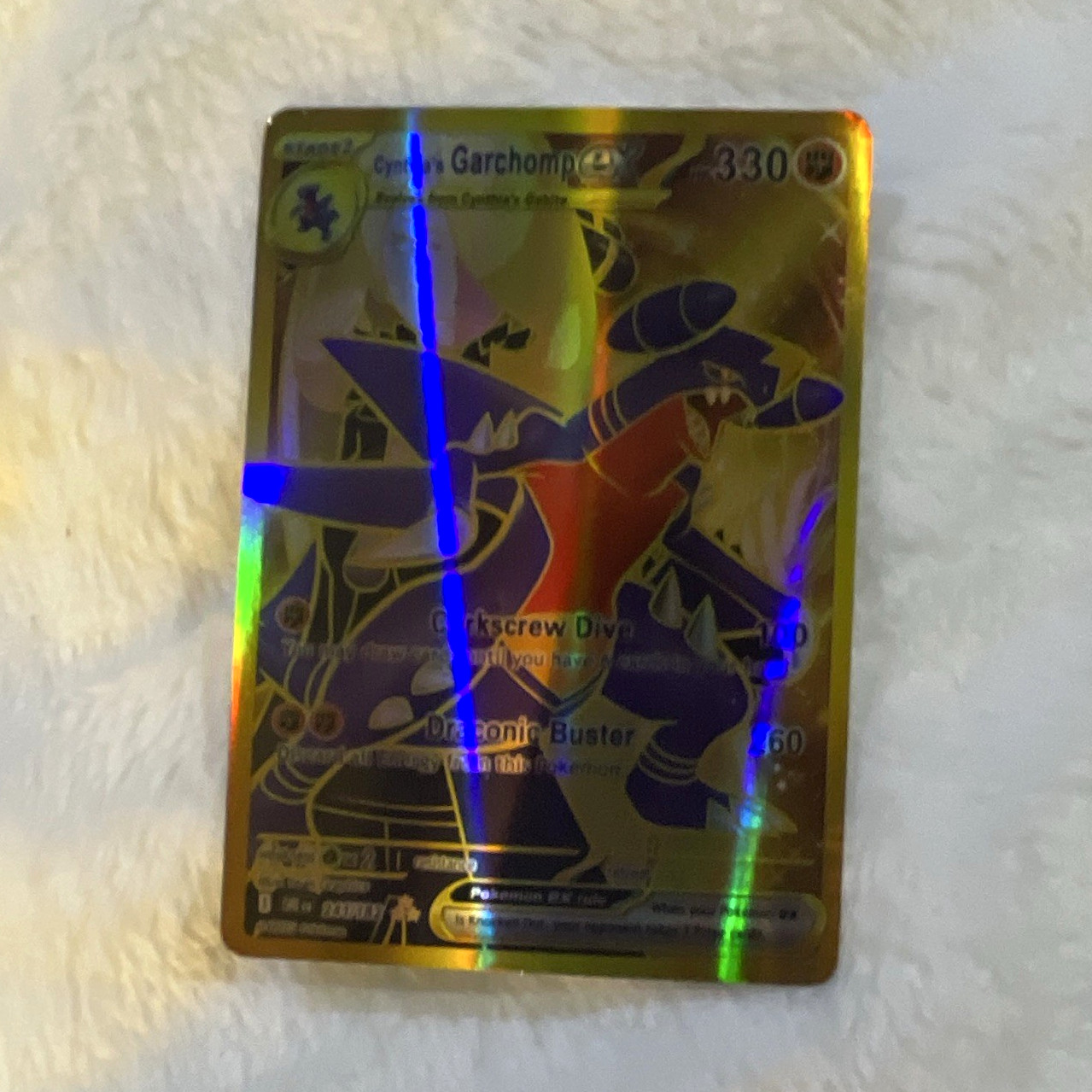 The Pokemon Company Cynthia's Garchomp ex Holo Pokemon TCG Card Eng 330 HP