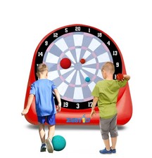 Giant Inflatable 6ft Tall Kick Throw Darts Game Soccer Darts Inflatable D...