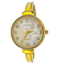 Exactly Analog Wristwatch Cuff Band Swiss Not running Vintage